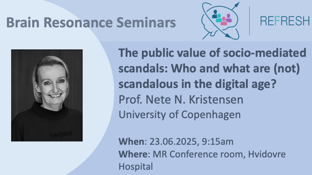 23062025 REFRESH talk by Professor Nete Kristensen