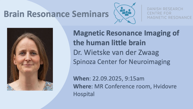 Talk by Dr. Wietske van der Zwaag