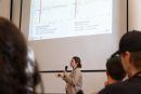 Research Assistant Emilie Bougelet was selected to participate and give a talk at this year's Science Factory